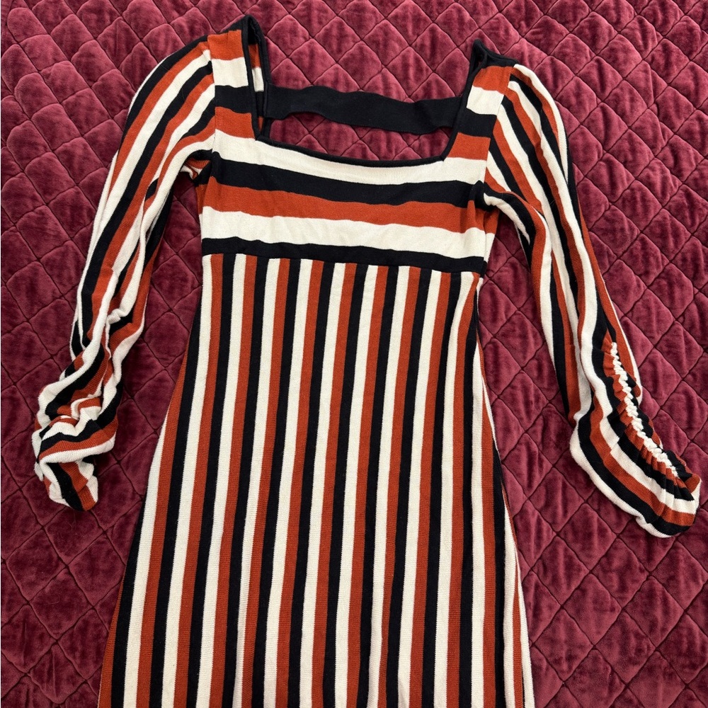 Striped Anthropology Sweater Dress